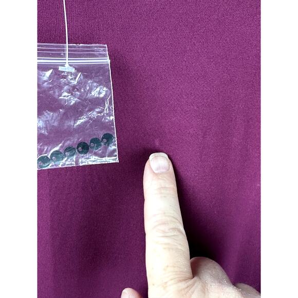 Joan Rivers NWOT Women Size XL Long Sleeve Embellished Sequins Hem Plumb Tunic - Picture 3 of 12